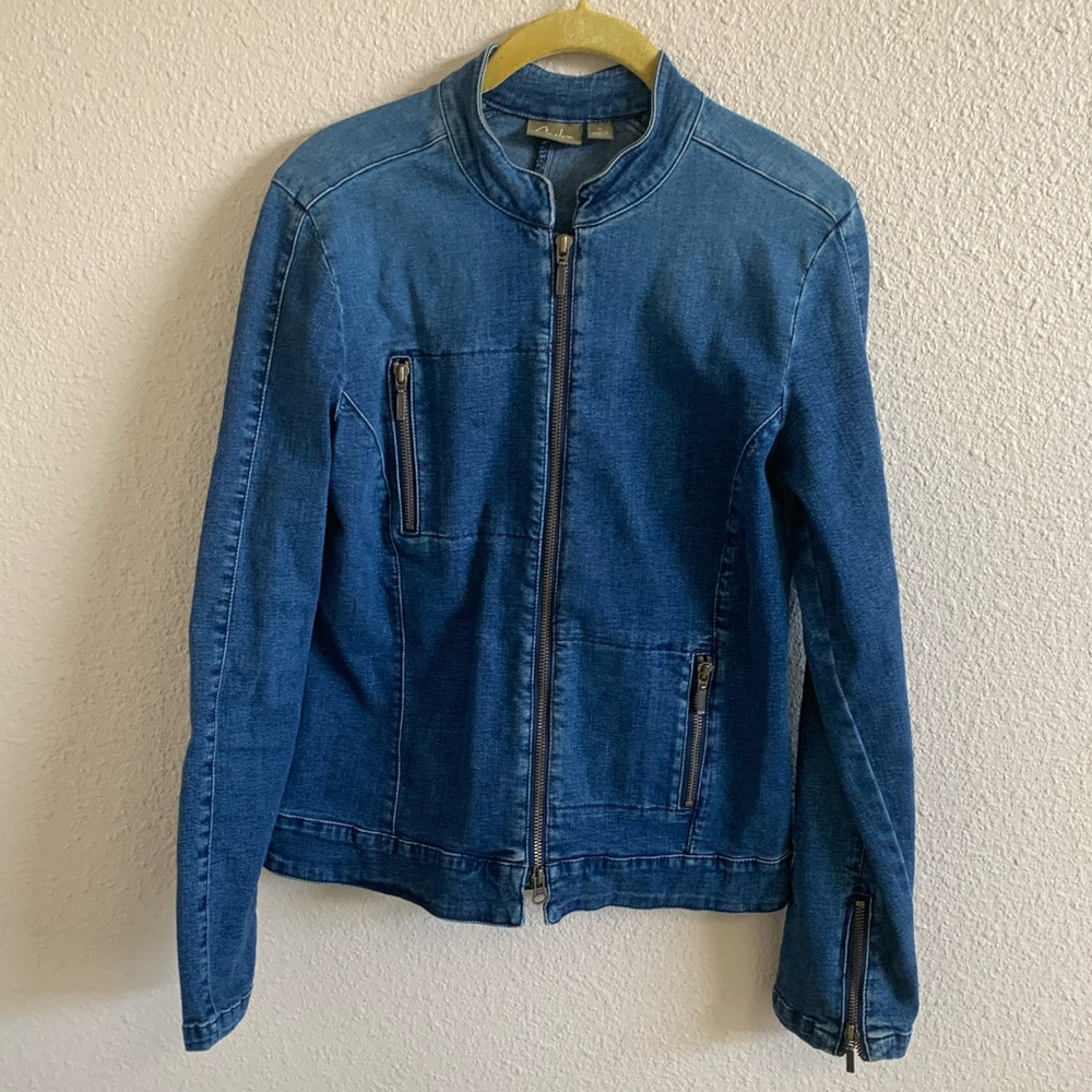 Y2K Lizzie McGuire style Moto Jean Jacket 🌴
